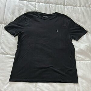 All Saints Race Tonic Black Short Sleeve Tee